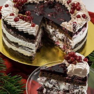 Boozy Sour Cherry Cake