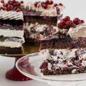 Boozy Sour Cherry Cake