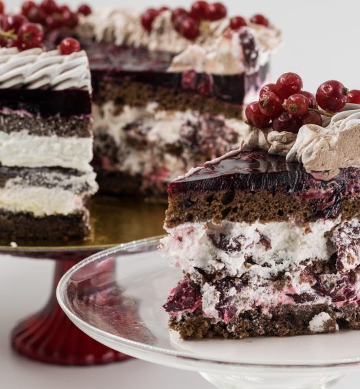 Boozy Sour Cherry Cake