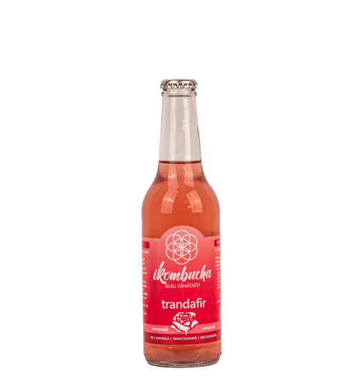 iKombucha trandafir & hibiscus – 330 ml
